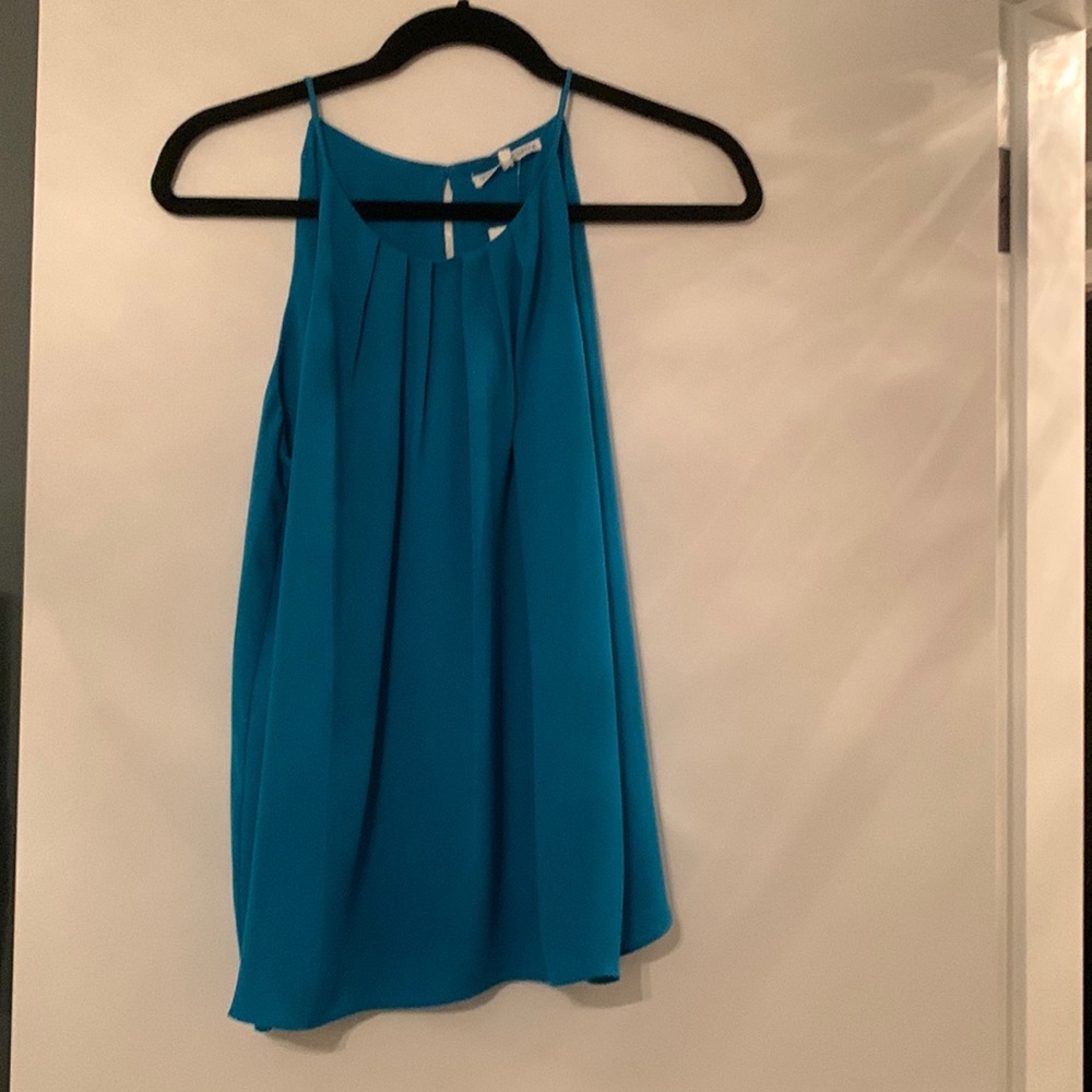 Teal Camisole with Pleated Neck Line  NWT Size M